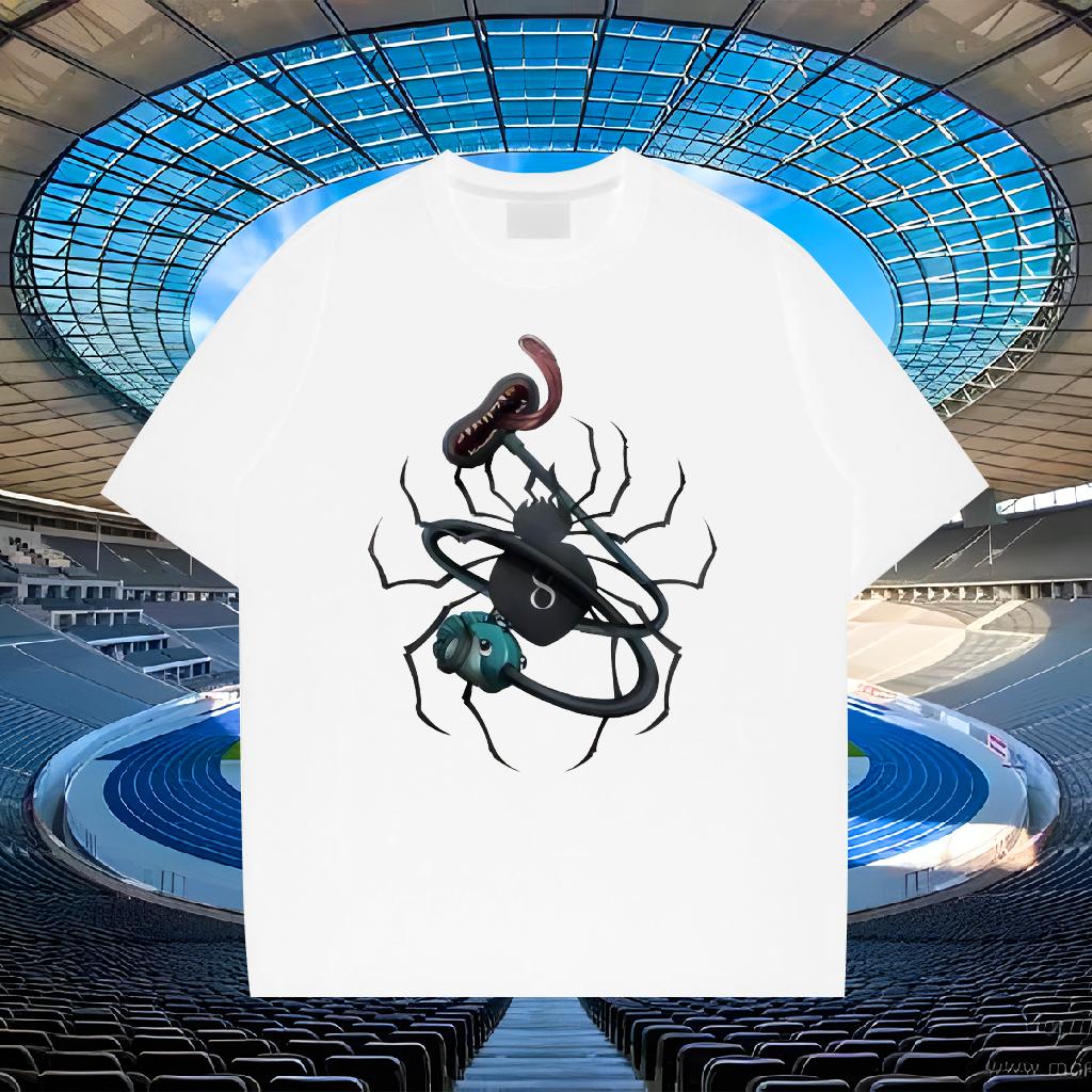 Popular Men T Shirts Spring Summer Cotton Breathable Soft Men Tees Fashion New Cartoon Print Tees Shirts