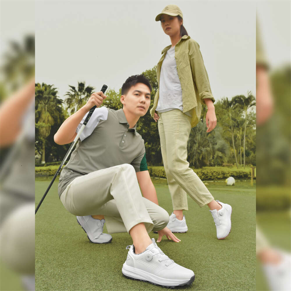 2024 Waterproof Professional Outdoor Spiked Shoes For Men Women Golf Sneakers