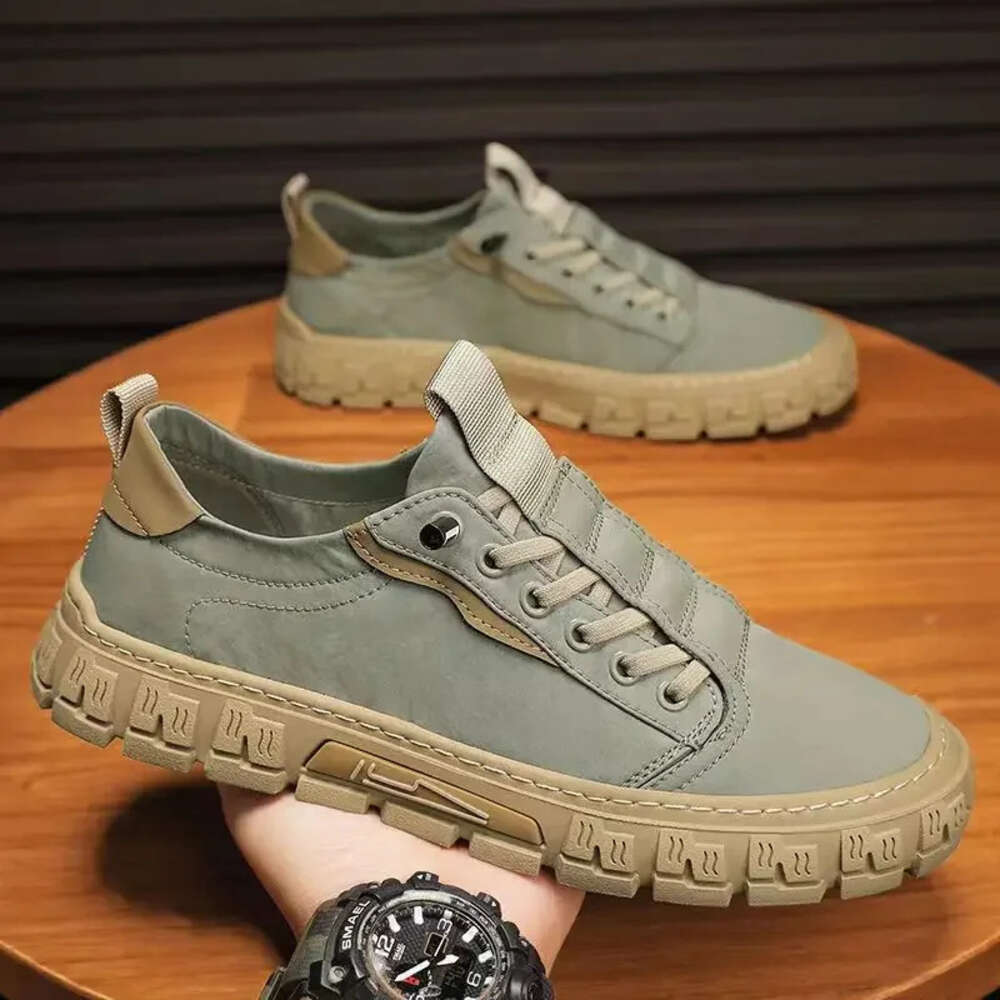 Flats Sneakers New Casual One Pedal Breathable Loafers Stylish And Comfortable High End Brand Shoes For Men Ddmysaturn