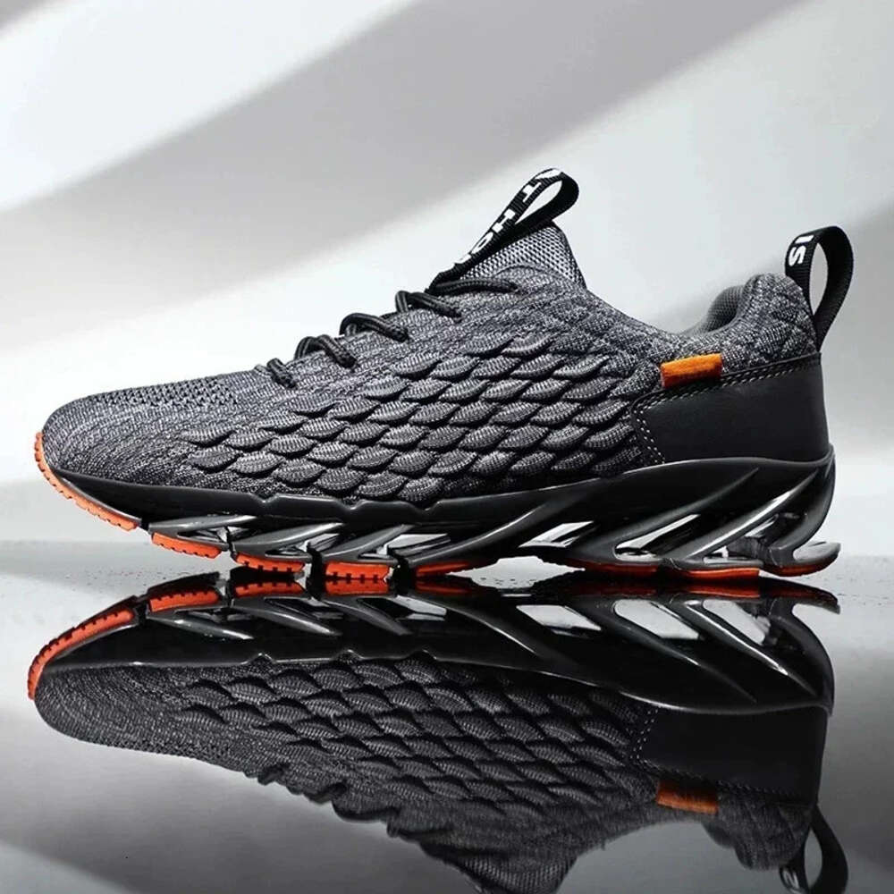 S Running Men Anti Slip Fashion Sports Shoes Breathable Mesh Soft Sole Casual Footwear Walking Sneakers Plus Size Ddmysaturn