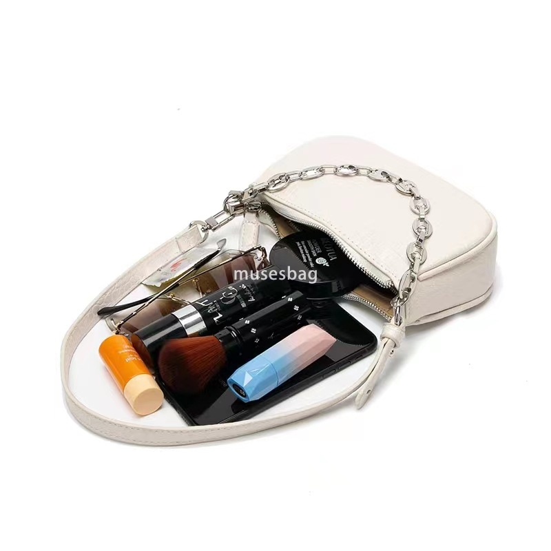 New Fashion Underarm Law Stick Chain Shoulder Bag Handheld Crocodile Pattern Small Crossbody Bag Versatile Commuting Shoulder Bag