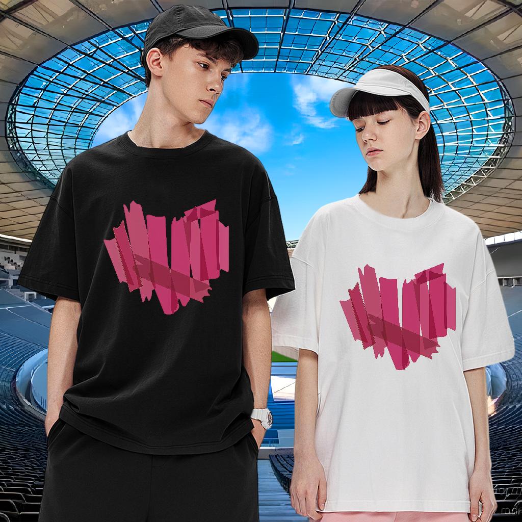 Designer Fashion Men T Shirts Cartoon Print Summer Casual Couples T Shirts Cotton Breathable Soft Loose