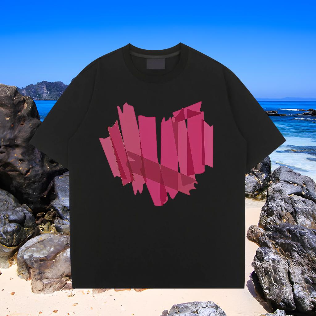 Designer Mens Tshirts Breathable Short Sleeve Hip Hop Men T Shirts Custom Cartoon 2024 New Polos