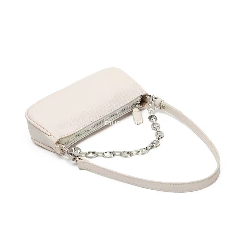 New Fashion Underarm Law Stick Chain Shoulder Bag Handheld Crocodile Pattern Small Crossbody Bag Versatile Commuting Shoulder Bag