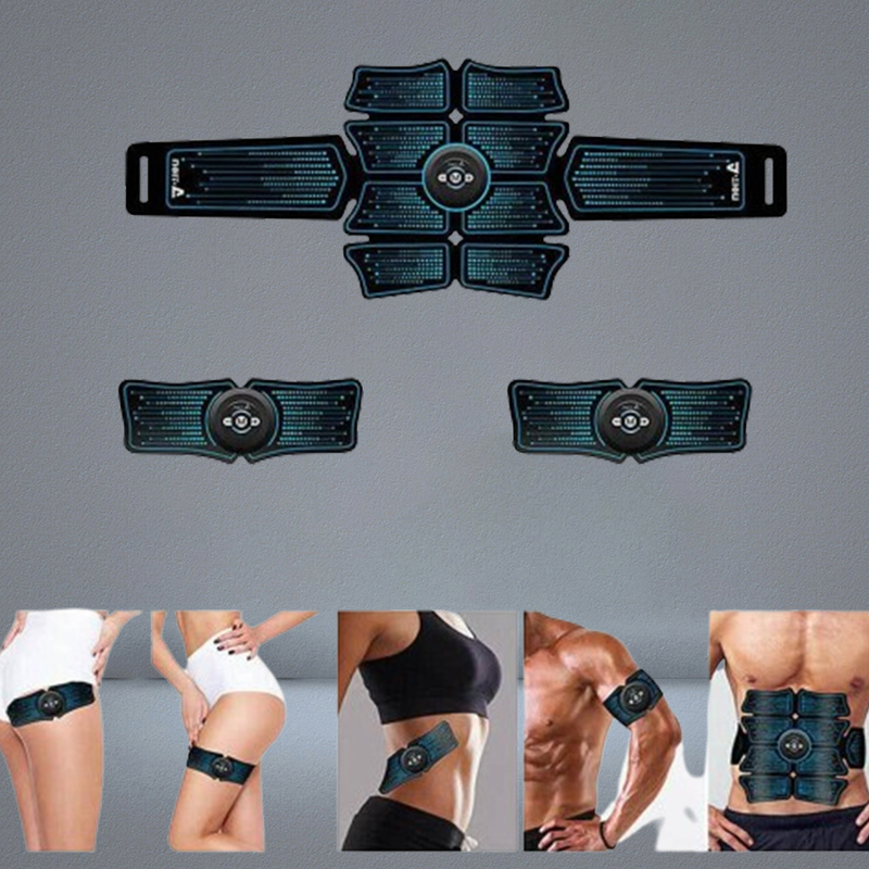 Sports Entertainment Vibration Belt Machine Ab Trainer EMS Abdominal Muscle Stimulator Toner Fitness Training Gear Home Gym Belt Q