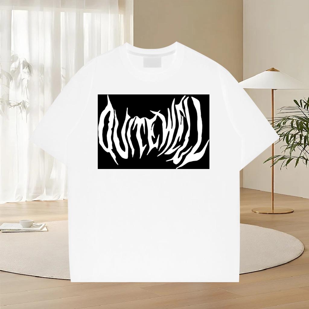 Loose Fit T-Shirts Daily Outfit Breathable Crew Neck Men Clothes T-Shirt Custom Floral Print Tops Shirt