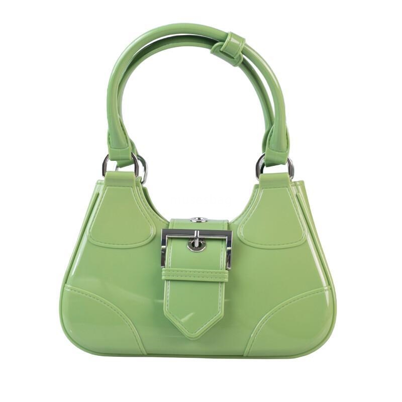 PVC Jelly Fashionable Versatile Soft Handle Underarm Resistant Dirt and Easy to Wash Summer Women Diagonal Straddle Bag 4