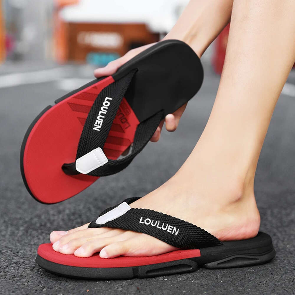 Quality Summer High Brand Fashion Flip Flops Casual Breathable Thicken Beach Men Slippers Outdoor Ddmysaturn