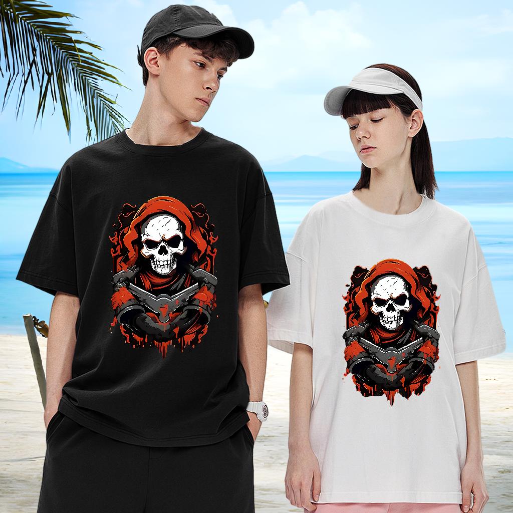 5A Couples T Shirts Breathable Short Sleeve Outdoor Man T Shirts Plus Size Cartoon 2024 New Top Tees