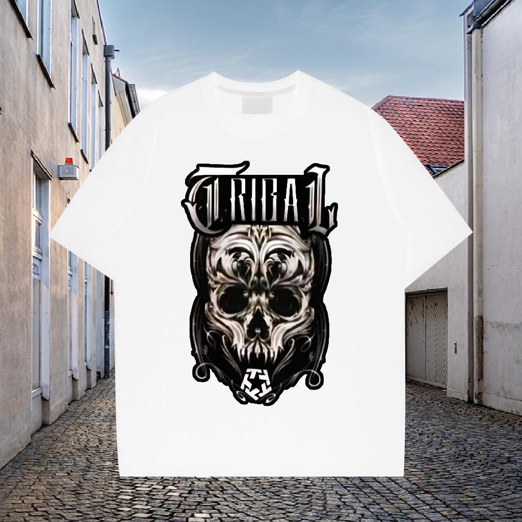 2024 Summer T-Shirts for Men Black White Mens Tshirts Street wear Hip Hop Cotton O Neck Short Sleeves Brand Polos