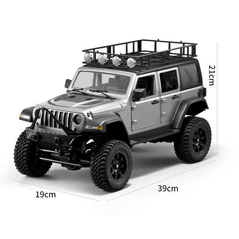 Free shipping Electric/RC RC Track 4x4 MN128 2.4G Climbing Professional with LED Light Full Scale Remote Control Car Toy Suitable for Boys Gift