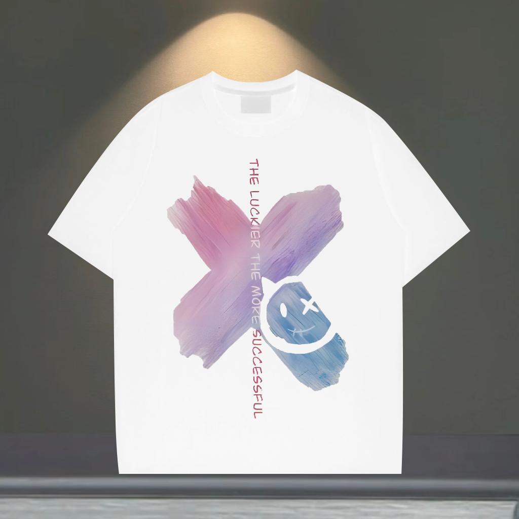 Comfortable T shirt Home Outdoor Round Neck Short Sleeve Men Tshirts Fashion New Black White Top Tees