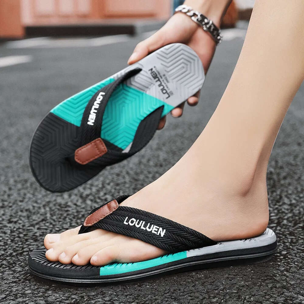 Brand Flop Summer High Quality Non Slip Outdoor Beach Flip Flops Flat Fashion Casual Slippers Men Chinelo Masculino Ddmysaturn