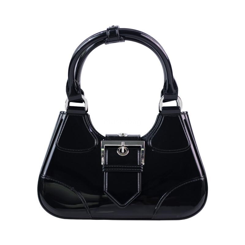 PVC Jelly Fashionable Versatile Soft Handle Underarm Resistant Dirt and Easy to Wash Summer Women Diagonal Straddle Bag 4