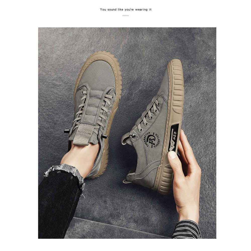 New Design Men Sports Casual style Canvas Shoes Fashion Trendy Breathable Comfortable Free shipping size