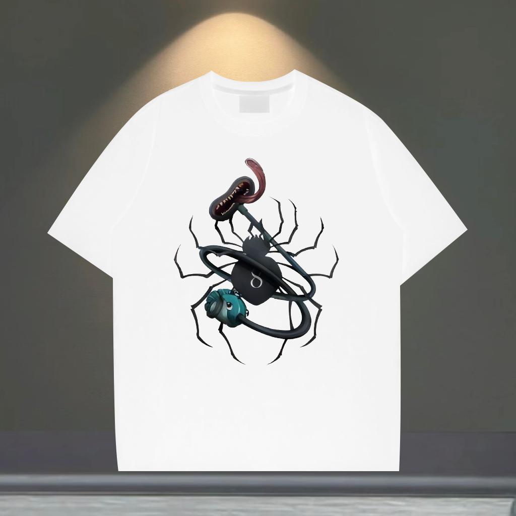 Loose Fit T Shirt For Man Street wear Hip Hop 180g Cotton Tshirt for Man Woman Fashion Casual Anime Print Tees