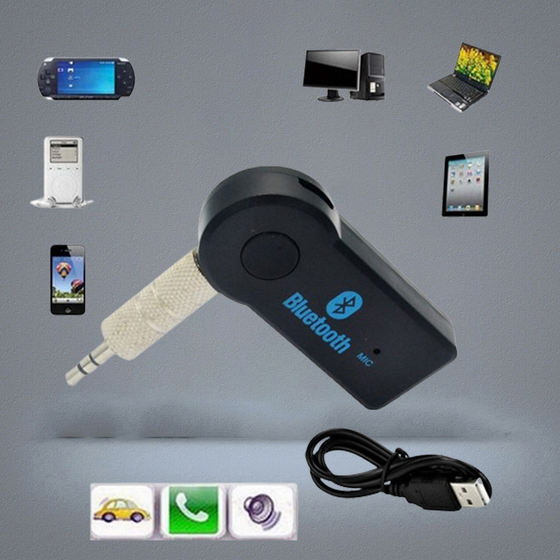 Bluetooth Car Hands Kit 35mm Streaming Stereo Wireless AUX o Music Receiver MP3 USB Bluetooth V31 EDR Player