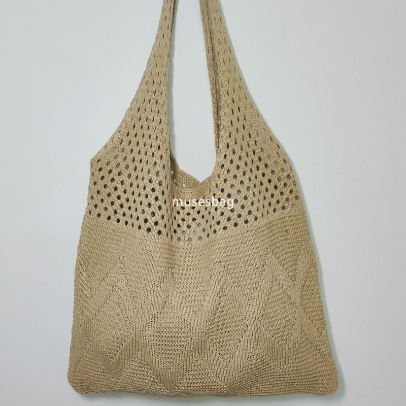 Designer Women's High Quality Casual, Practical, Simple and Versatile Knitted Bag Fashion Knitted Shoulder Bag Retro Large Capacity Classic Handb