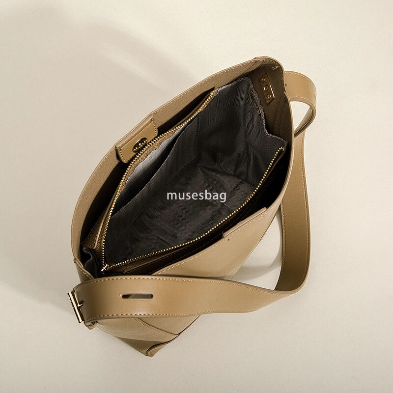 PU high-end and high-quality women's versatile shoulder bag, large capacity tote bag high-end feeling,casual bucket bag niche crossbody bag