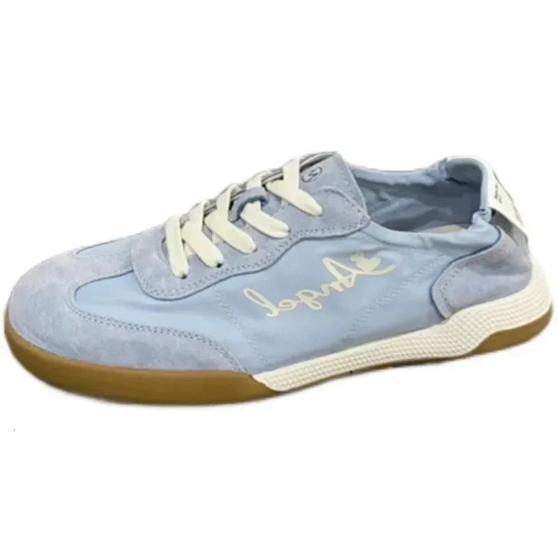 Ballet Series German Training Shoes Summer Small White Soft Sole Breathable Forrest Gump Shoes Women Sports Leisure Canvas 240605