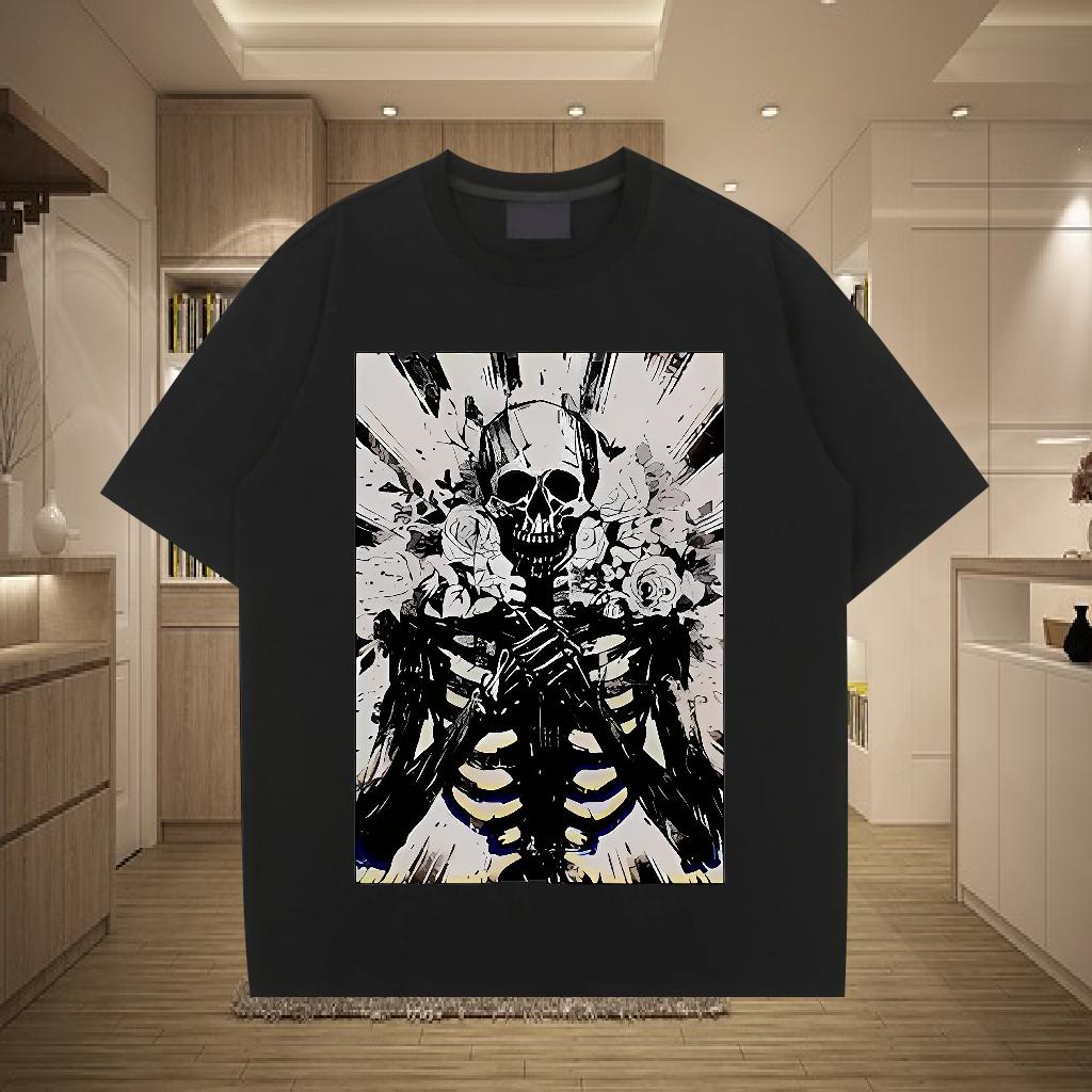 Designer Fashion Men T Shirts Black White Tshirt for Man Woman Street Wear 180g Cotton High Quality Tops Shirt