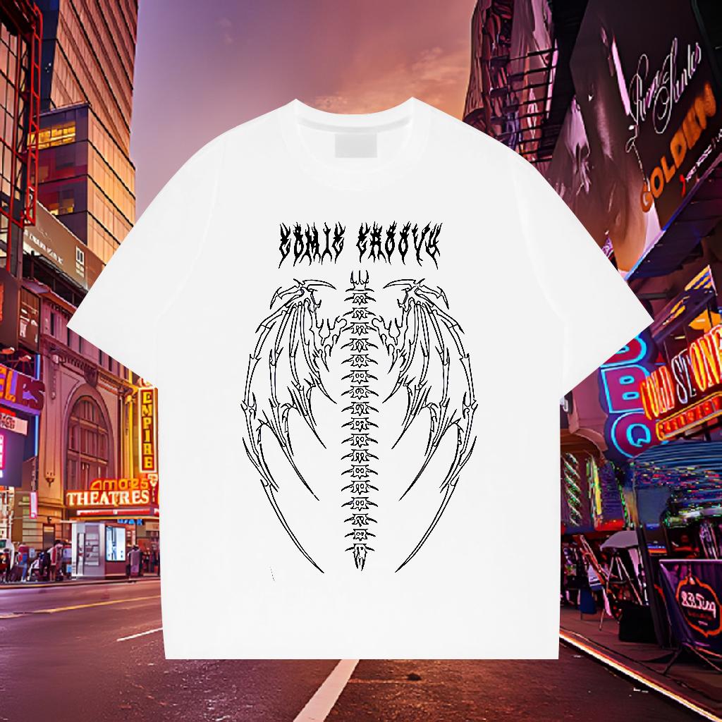 Fashion Casual T Shirt For Man Breathable Crew Neck Cotton Anime Printing Street Mens Tshirts White Plus Size Wholesale Wear