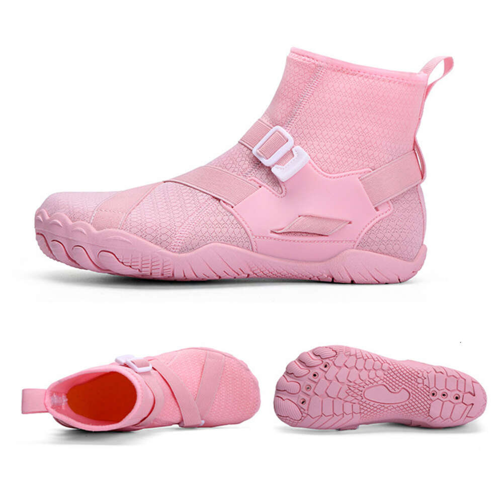 Men Women Beach Barefoot Water Shoes Quick Dry Diving Socks Aqua Shoe High Top Swim Wading Sneaker For Fiess Yoga Fishing Surf