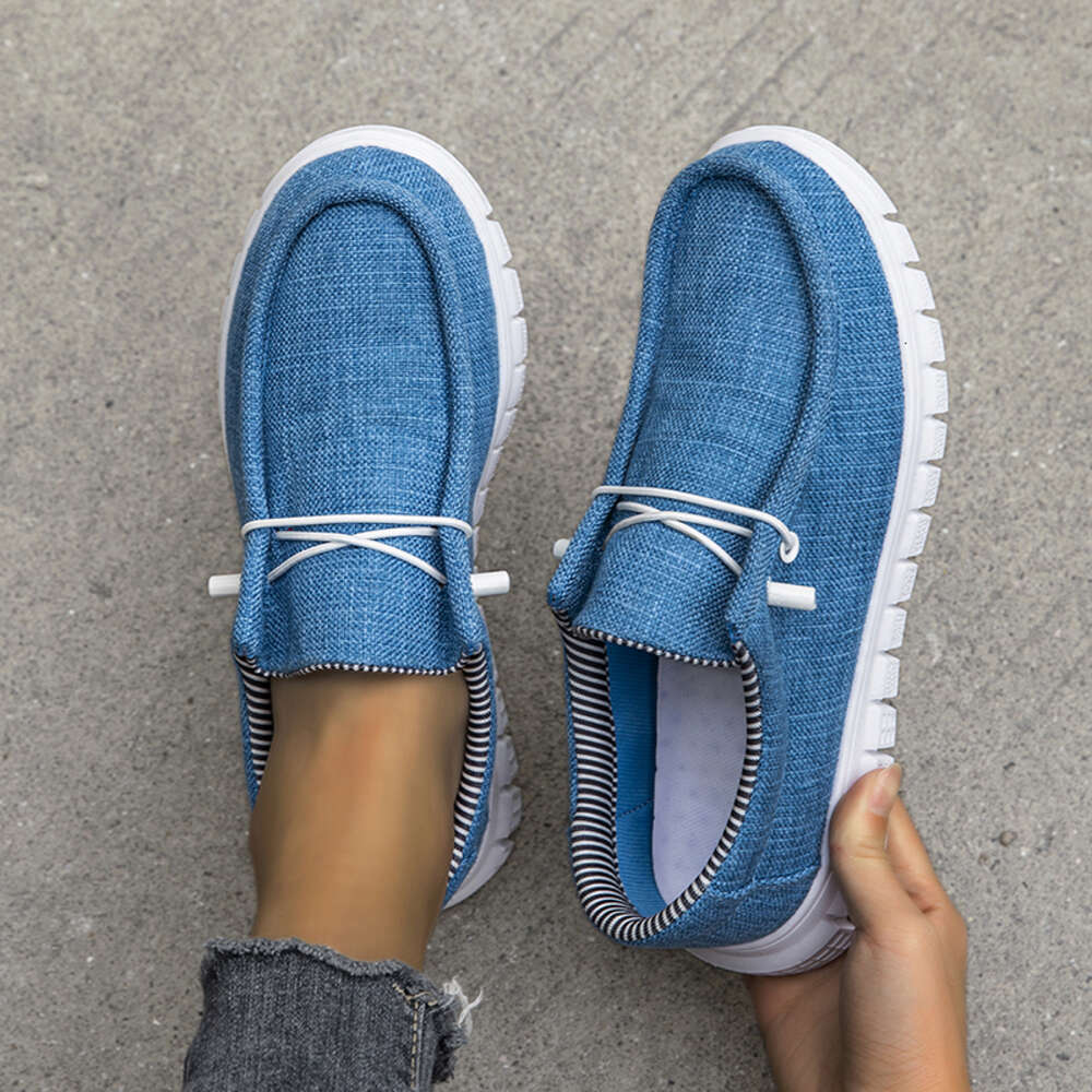 Arrival Summer New Autumn Comfortable Casual Womens Canvas Shoes For Women Brand Fashion Flat Loafers Shoe Ddmysaturn