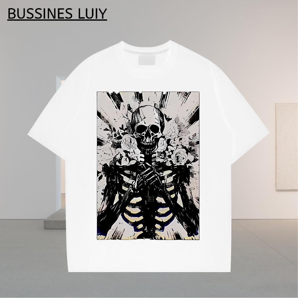 2024 T Shirt For Man Customized Print Anime Printing Street Men Tshirts Round Neck Short Sleeve Unisex