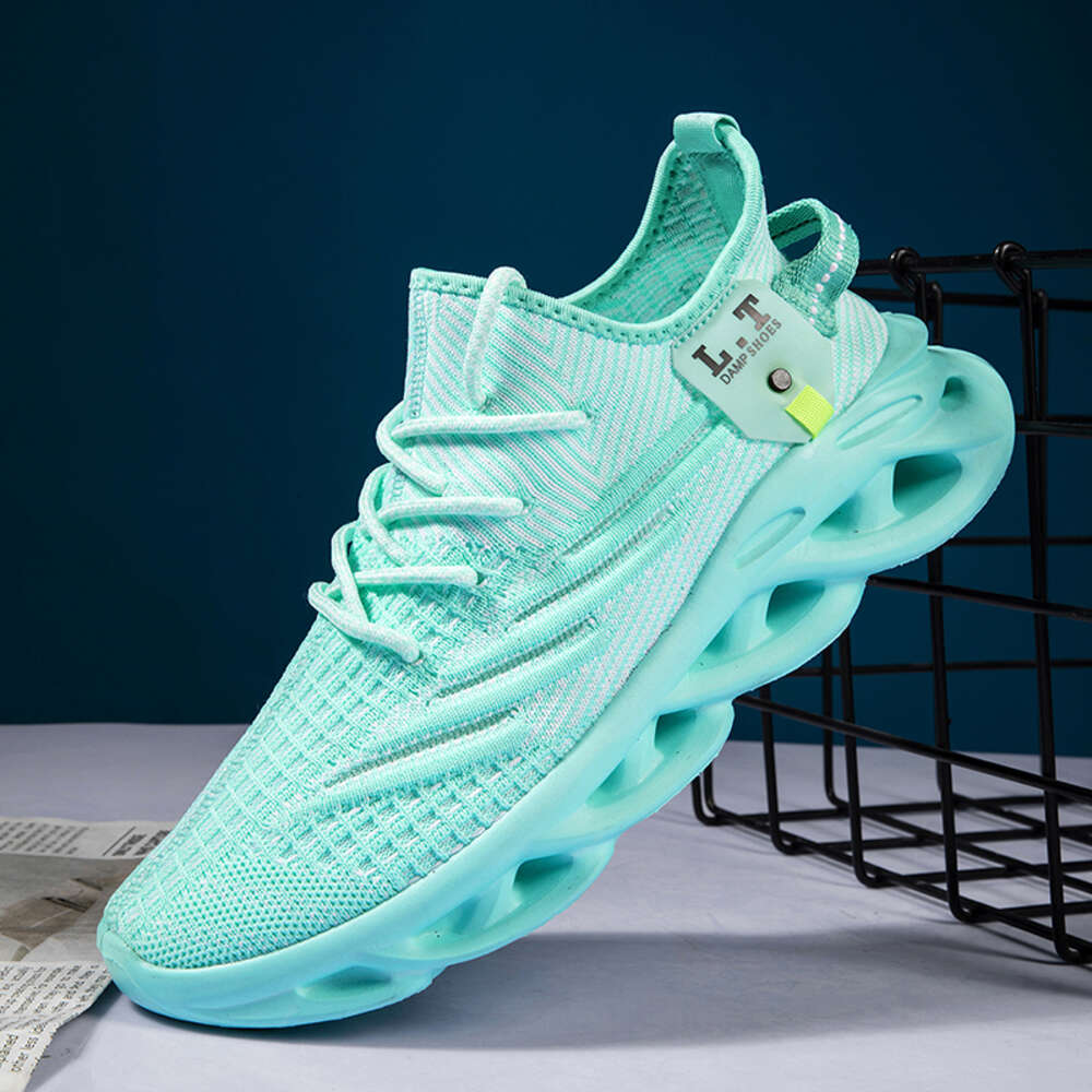 Ddmysports Black Running Jogging Casual Sneakers White Outdoor Breathable Mesh Men Light Shock Absorption Sports Shoes OUTDOOR
