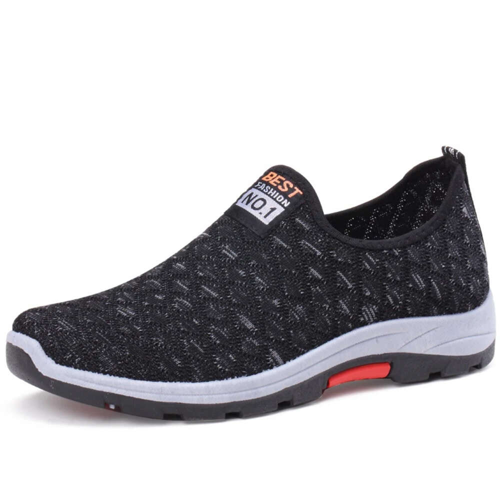 Walking Summer Mesh Casual Shoes Breathable Slip On Mens Loafers Lightweight Sneakers Men Running Zapatillas Hombre Ddmysaturn