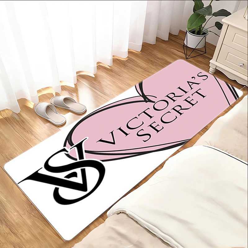 Bath Mats Door Mat V-VICTORIA S-SECRET Entrance Door Bedroom Carpet Kitchen Room Mat Balcony Carpet Bathroom Floor Mat T240604