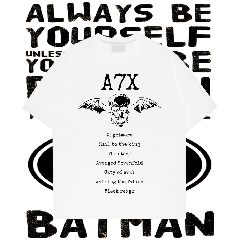 5A Men Tops Tees Cotton O Neck Short Sleeves Street Man T Shirts Black Oversized Stylist Clothes