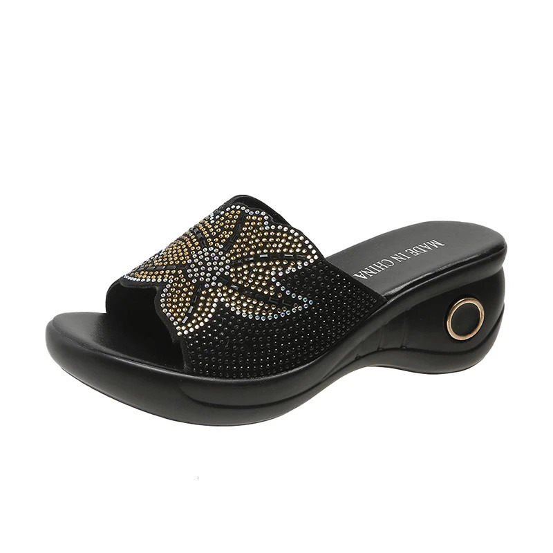 Womens Sandals Beach Slippers Summer Open Toe Womens Breathable Sandals Lightweight Casual Slippers 240605