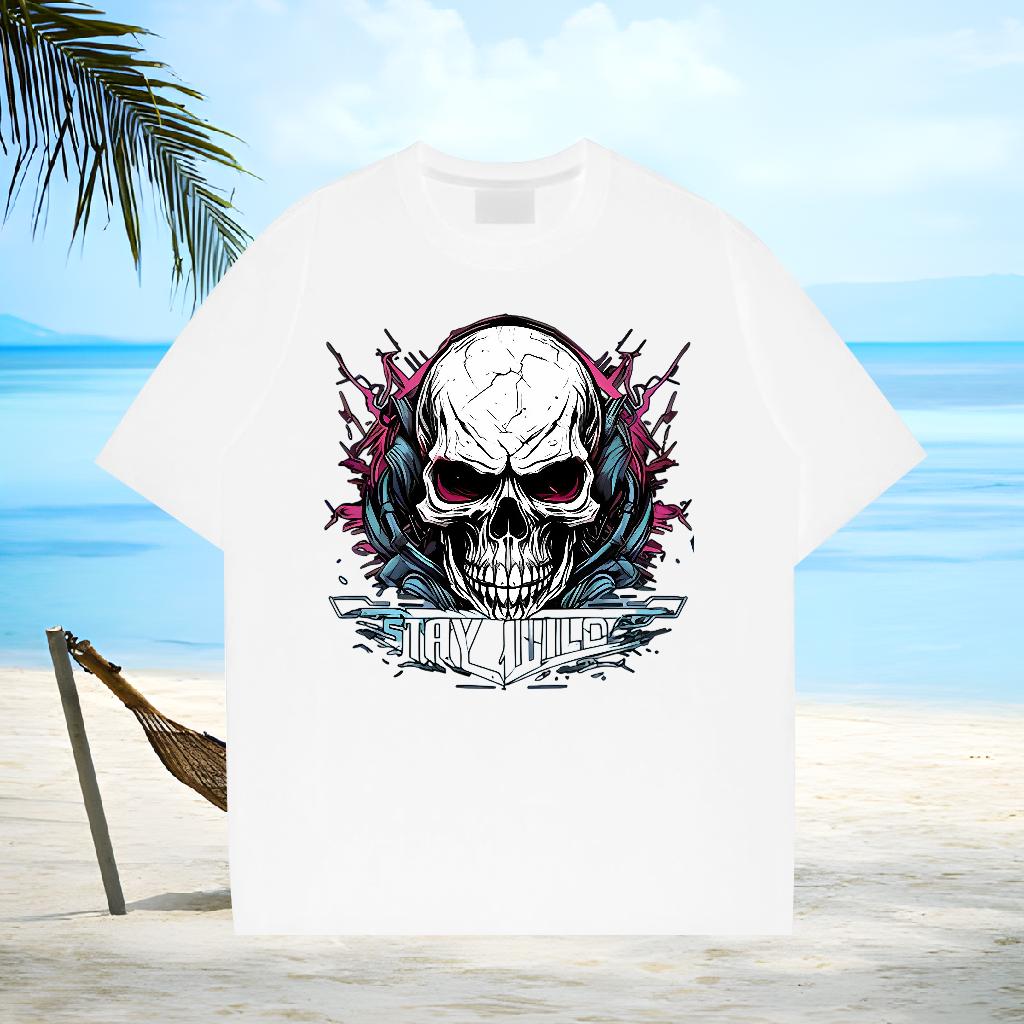 Designer Couples T Shirts Cotton O Neck Short Sleeves Spring Summer T shirt Cartoon Print Wholesale Wear