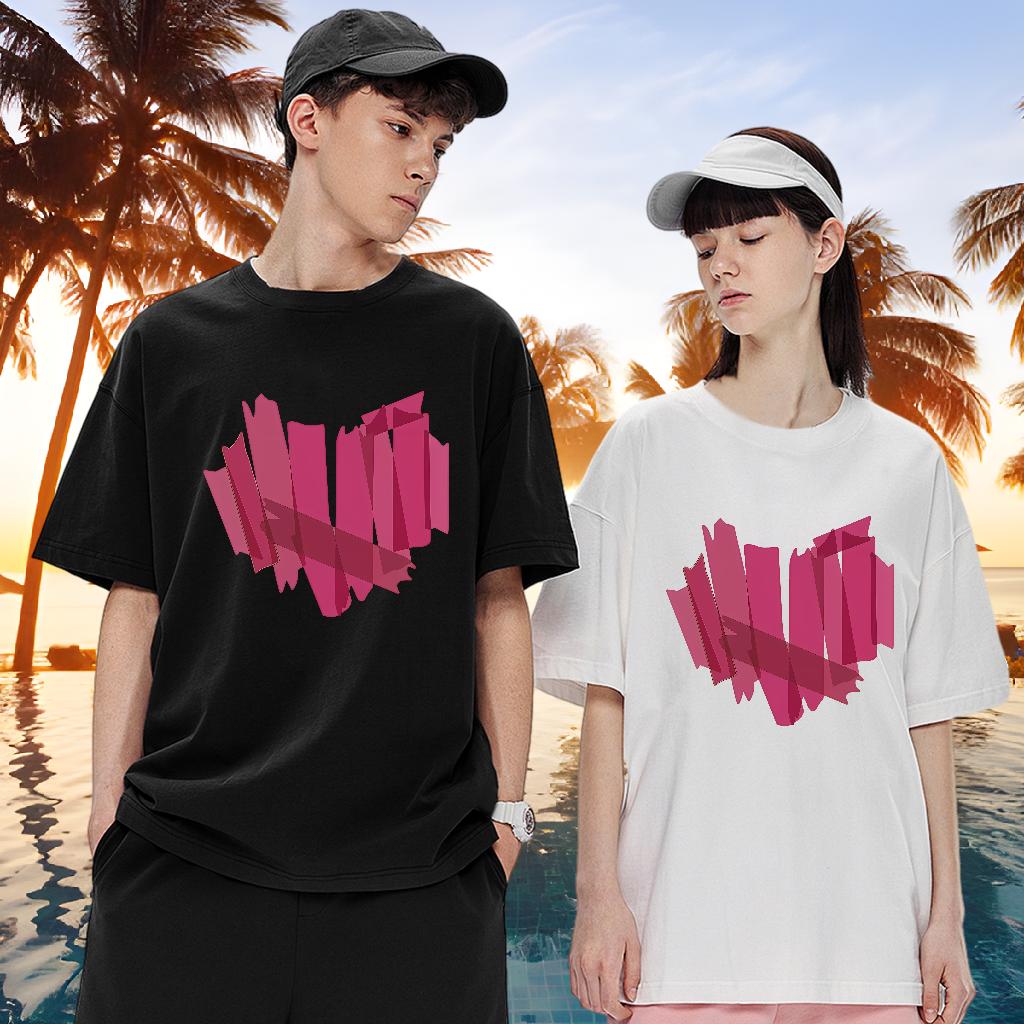 Brand Tshirts Breathable Short Sleeve Beach T-Shirts Black Oversized 2024 New Tops
