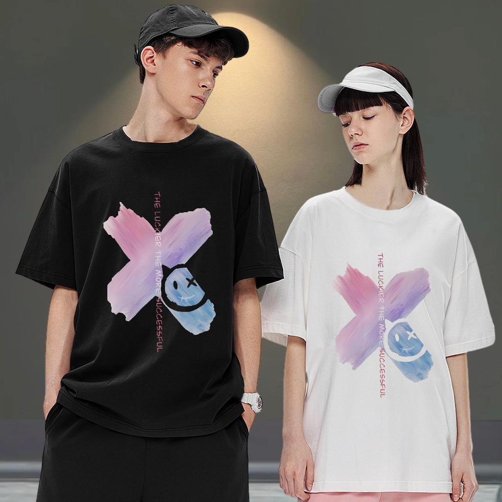 Comfortable T shirt Home Outdoor Round Neck Short Sleeve Men Tshirts Fashion New Black White Top Tees