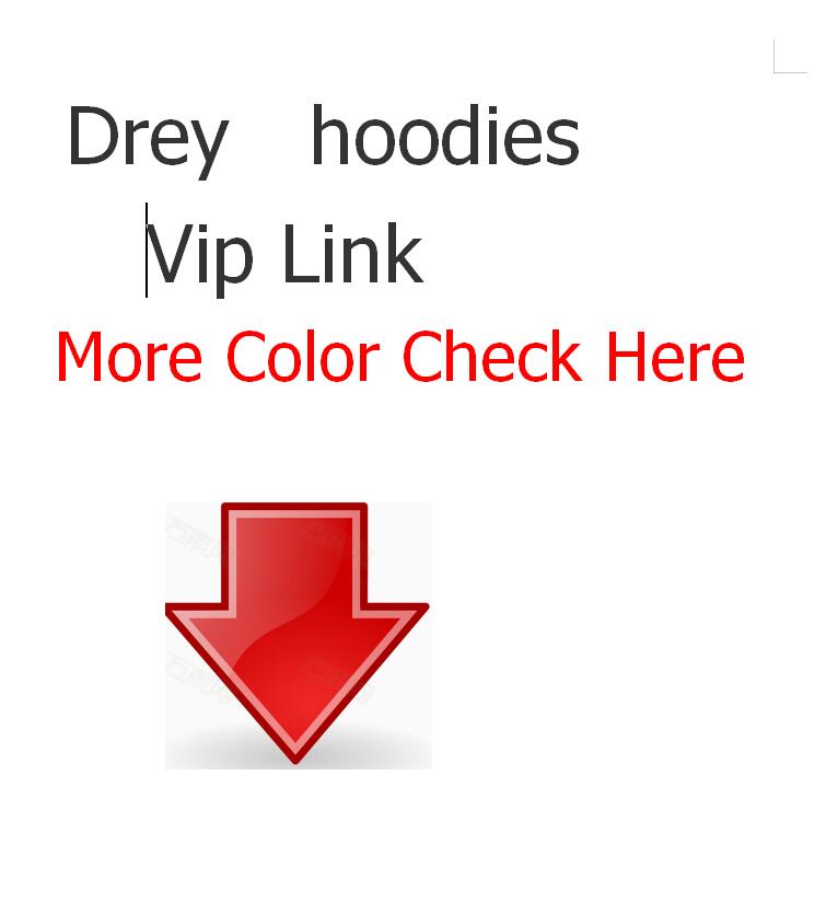 77color DREY hell New Designer Men's and Women's Hoodie Sweatshirt zipper Hoodie Long Sleeve Fashion Trendy Top Size M-XXL