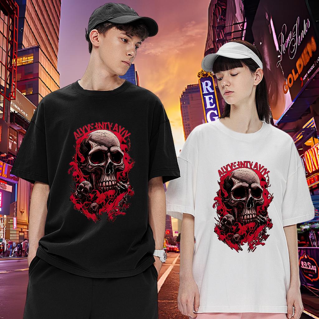 Wholesale Tshirts Cotton O Neck Short Sleeves Home Outdoor T shirt DIY Printed Fashion Casual Tops Tees