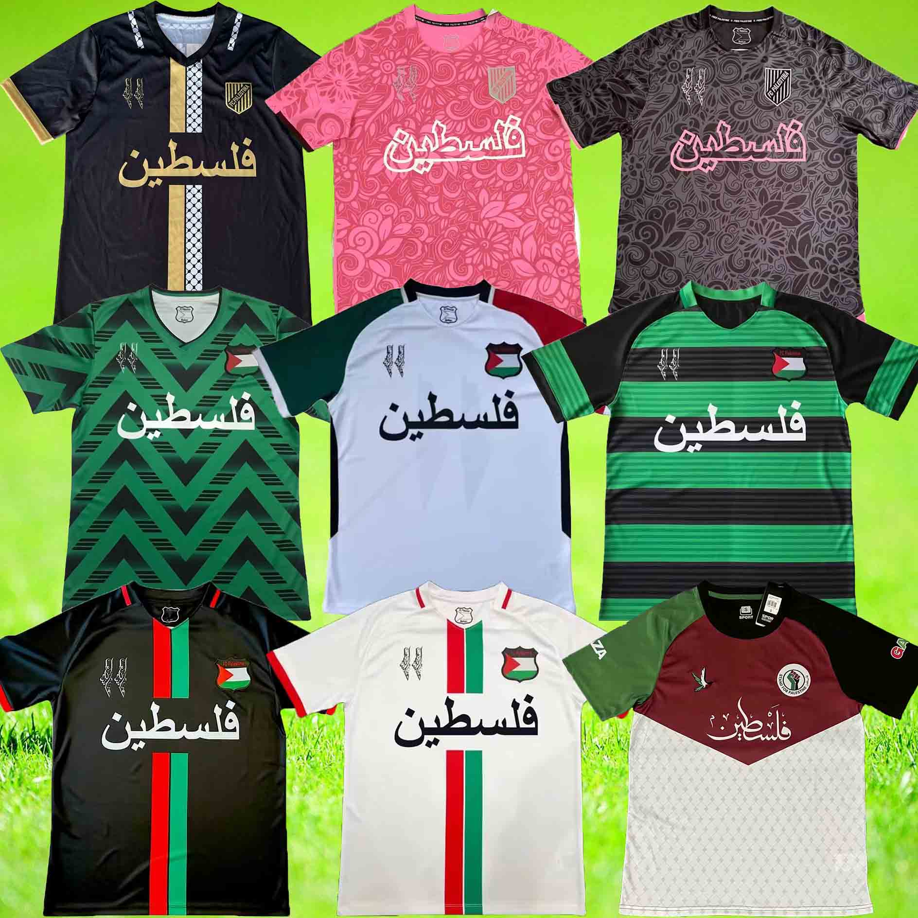 2024 2025 Palestino Deportivo Soccer Jerseys free Palestine JIMENEZ BENITEZ CORTES Center Stripe Football Shirt War Justice March PRE match TRAINING SHIRT uniform