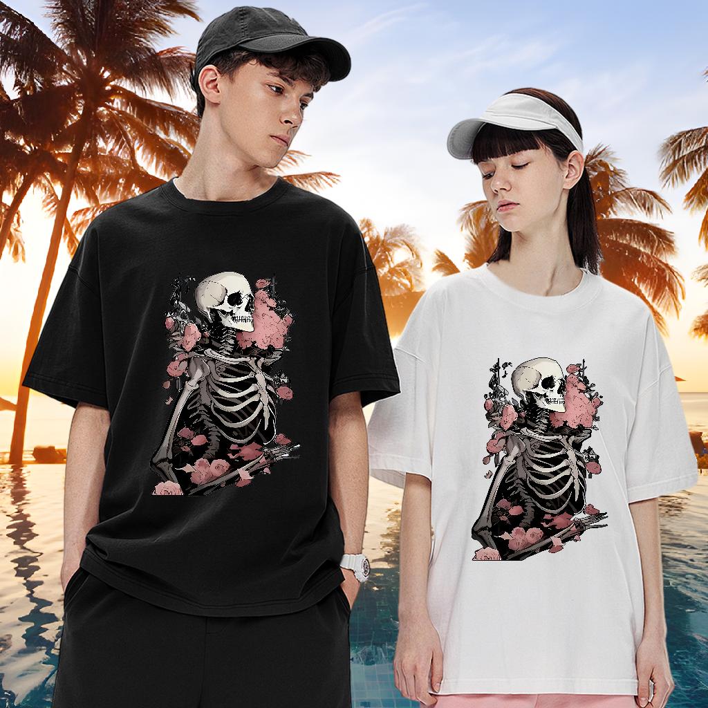 Popular Mens Tshirts Breathable Crew Neck Street T-Shirts for Men Custom Cartoon Brand Polos