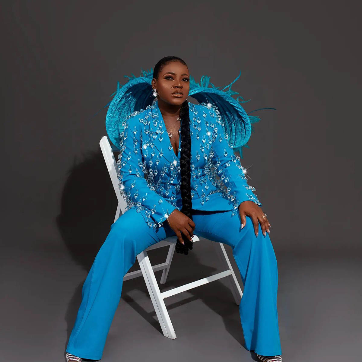 Exquisite Women Pants Suit Sets Large Crystal Formal Office Lady Prom Birthday Party Jacket Coat Custom Size 2 Pieces