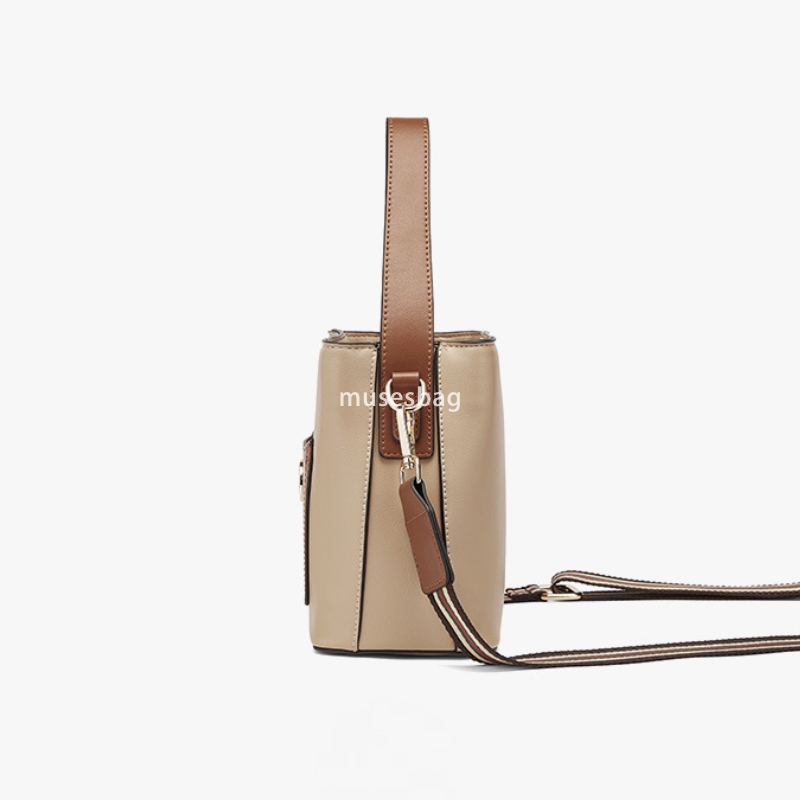 Women's New Large Capacity Versatile Commuting Bucket Bag Handheld Crossbody Bag Advanced Fashion Handbag
