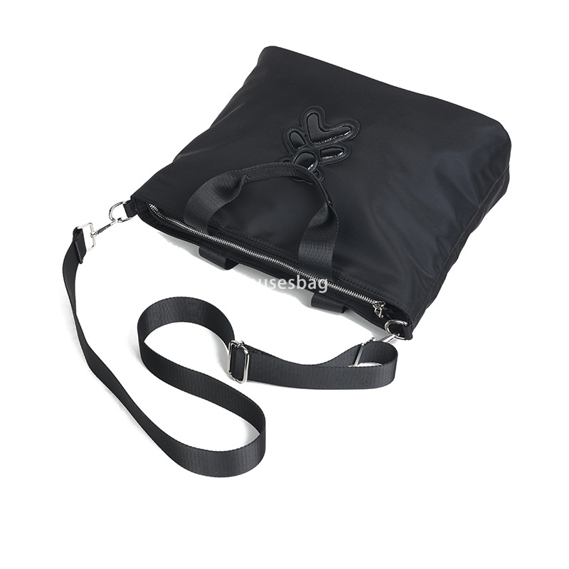 Advanced Women's Simple and Large Capacity Oxford Cloth Student Information Bag Notebook Document Bag Fashionable and Practical High Quality Nylo