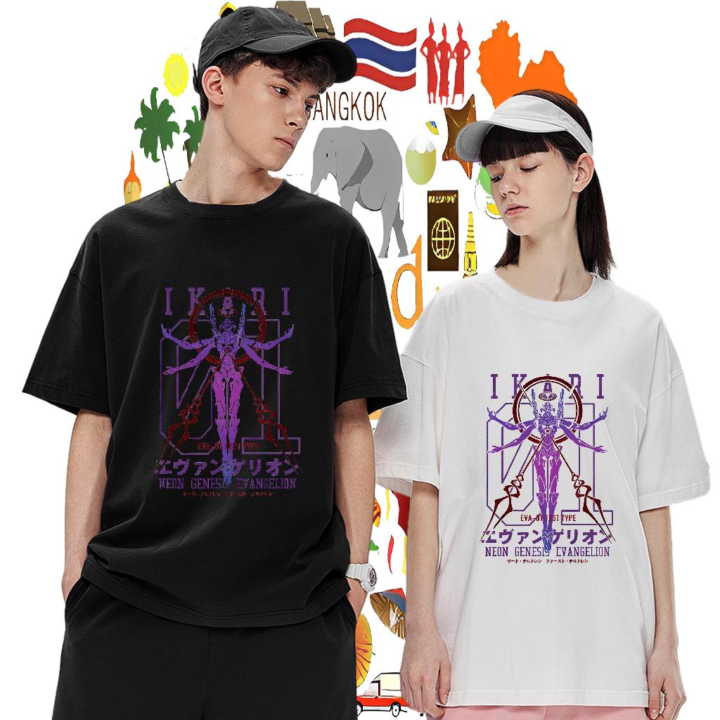 Loose Tshirt for Man Woman 180g Cotton Casual Beach T Shirts Men Black White Custom Tshirts