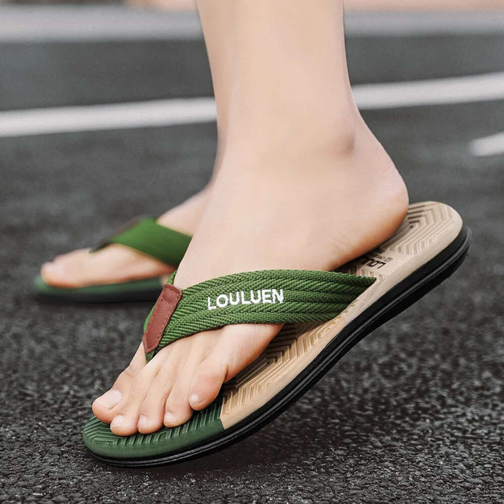 Brand Flop Summer High Quality Non Slip Outdoor Beach Flip Flops Flat Fashion Casual Slippers Men Chinelo Masculino Ddmysaturn