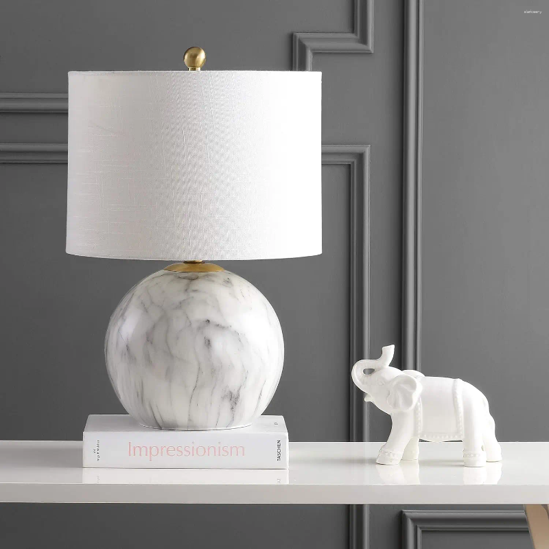 Lamps Table 21.5" Resin LED Classic Glam Bedside Desk Nightstand Lamp For Bedroom Living Room Office College Bookcase Bulb Inc Roo