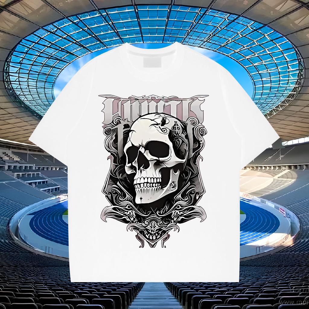 Cool T Shirts Men Hip Hop Street Round Neck Short Sleeve Men Clothes T-Shirt Classic Casual Plus Size Cartoon Top Tees