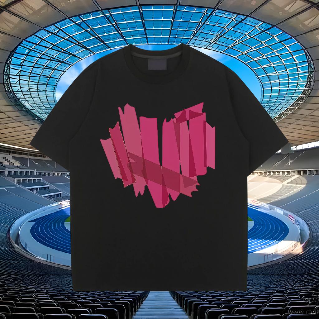 Designer Fashion Men T Shirts Cartoon Print Summer Casual Couples T Shirts Cotton Breathable Soft Loose