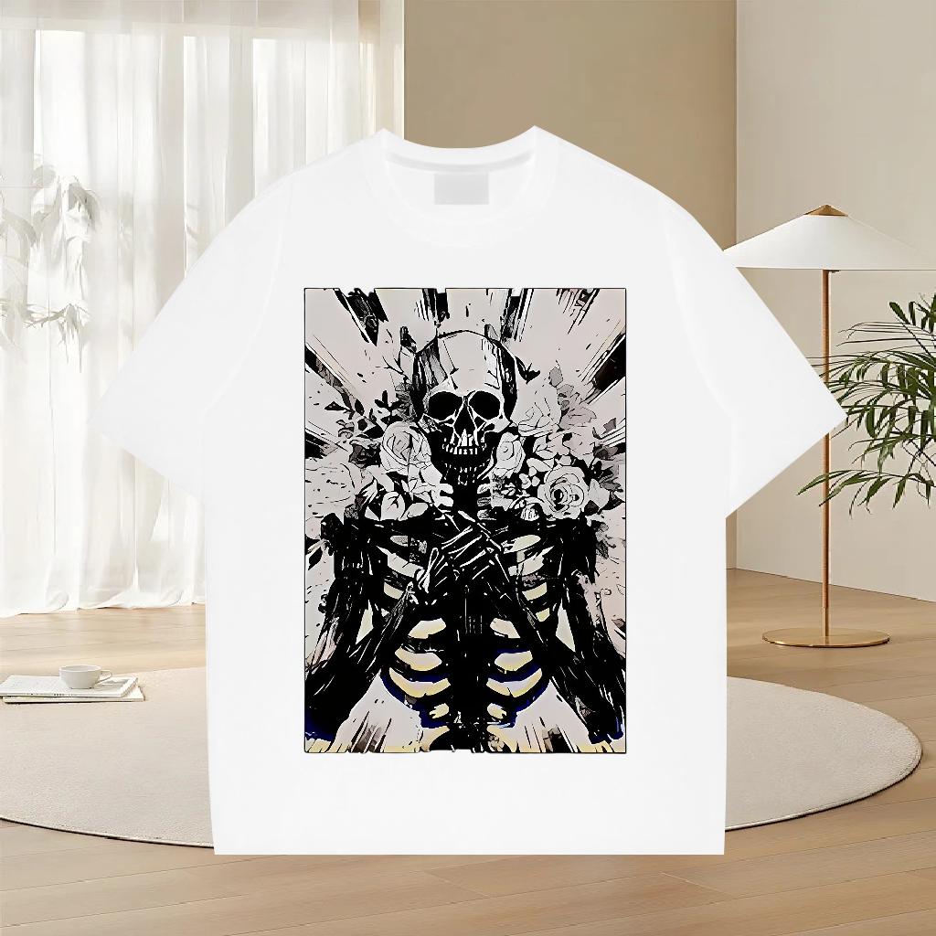 Loose Fit T shirt Summer Casual Breathable Crew Neck Mens Tshirts Custom DIY Logo Tops Tees